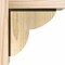 Ekena Millwork Crestline Rough Sawn Corbel w/Backplate, Douglas Fir, 6"W x 8"D x 8"H COR06X08X08CRE01RDF - alternate 4